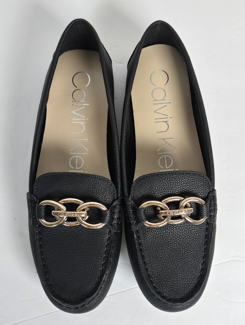 Calvin Klein Luca Loafer Women's Size 8M Black Slip-On